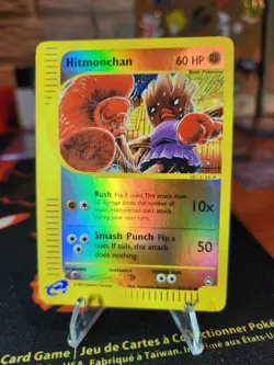 Hitmonchan 81/147 Aquapolis 2002 Reverse Holo E-Series Vintage Pokemon Card TCG - Image 1