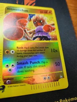 Hitmonchan 81/147 Aquapolis 2002 Reverse Holo E-Series Vintage Pokemon Card TCG - Image 5