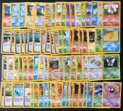 Italian Pokemon cards Base Jungle Fossil sets mix lot MP/HP - Image 1