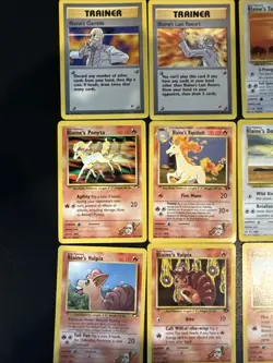 15 Pokemon Cards From Blaine’s Set Bulk Sale - Image 3