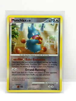 Munchlax 70/111 Platinum Rising Rivals Reverse Holo Pokemon Card - Image 1
