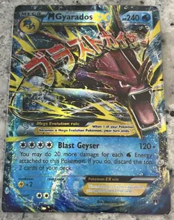 Mega Gyarados EX - 27/122 - Pokemon Breakpoint XY Ultra Rare Card NM - Image 1