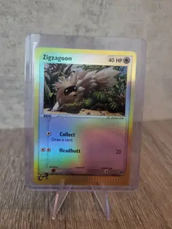 Pokemon TCG Zigzagoon Reverse Holo Card 85/100 EX Sandstorm WOTC - Image 1