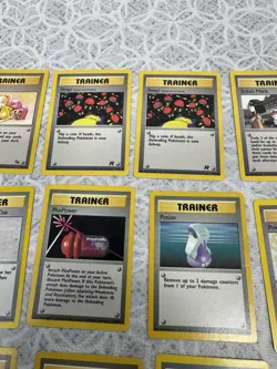 Energy Retrieval 081/102 Base Set (Shadowless) Regular 15 Card Trainer Mixed Lot - Image 3