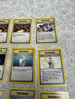 Energy Retrieval 081/102 Base Set (Shadowless) Regular 15 Card Trainer Mixed Lot - Image 4