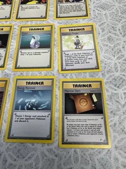 Energy Retrieval 081/102 Base Set (Shadowless) Regular 15 Card Trainer Mixed Lot - Image 5