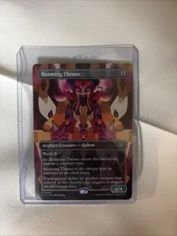 1x BORDERLESS Roaming Throne, NM, Magic Gathering, MtG - Image 1
