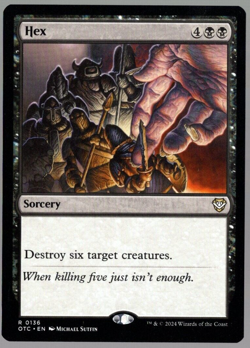 (x4) Hex 0136 Playset Non Foil Rare Thunder Junction MTG Near Mint - Image 1