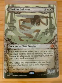 MTG Curious Colossus (Showcase) 0298 Lorwyn Eclipsed M/NM Free UK P&P - Image 1