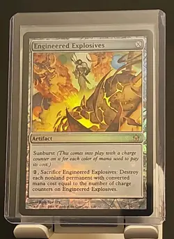 Mtg 🌟 FOIL 🌟 Engineered Explosives Fifth Dawn 💥 RARE 💥 MT/NM - Image 1
