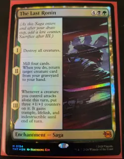 The Last Ronin - MTG TMT prerelease promo foil - Image 1