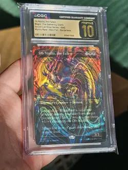 MTG CGC Pristine 10 Ob Nixilis, the Fallen M 42 (Halo Foil) (POP 1!) SLC - Image 1