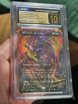 MTG CGC Pristine 10 Ob Nixilis, the Fallen M 42 (Halo Foil) (POP 1!) SLC - Image 2