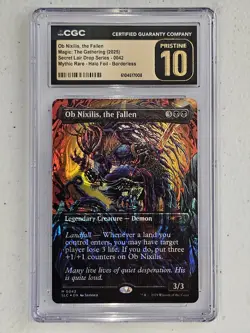 MTG CGC Pristine 10 Ob Nixilis, the Fallen M 42 (Halo Foil) (POP 1!) SLC - Image 3