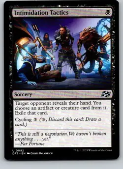 Intimidation Tactics DFT #92 Aetherdrift MTG - Image 1