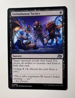 Intimidation Tactics DFT #92 Aetherdrift MTG - Image 1