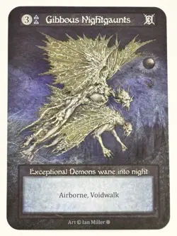 Gibbous Nightgaunts Exceptional Gothic Air NM Sorcery: Contested Realm - Image 1