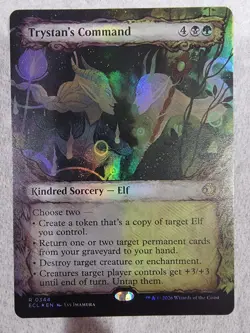 BRAND NEW Magic the Gathering: Trystan's Command (Showcase) Lorwyn Eclipsed Foil - Image 1