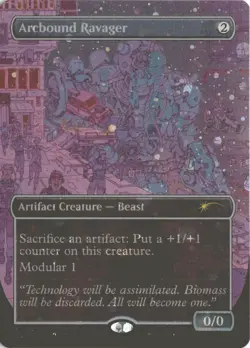 MTG Arcbound Ravager (2105) *Galaxy Foil* Secret Lair: Deathburger MT/NM - Image 1