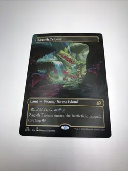 Zagoth Triome Showcase Ikoria: Lair of Behemoths MTG Magic The Gathering MINT - Image 1