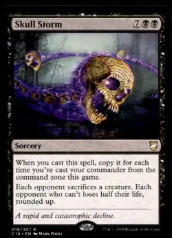 Skull Storm LP Light Play Commander 2018 MTG [11474] - Image 1