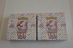 Pokemon 151 TWO Booster Boxes sv2a Japanese Factory sealed - Image 1