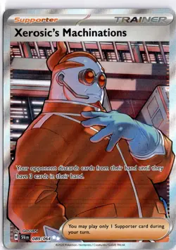Pokemon TCG Scarlet & Violet Shrouded Fable Xerosic's Machinations 089/064 FA NM - Image 1