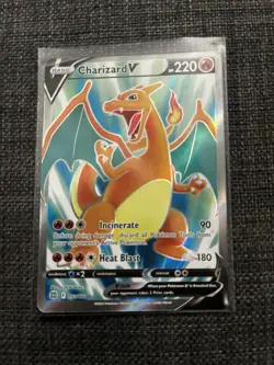 Pokemon Charizard V Full Art Ultra Rare 153/172 Brilliant Stars Holo English - Image 1