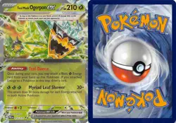 Teal Mask Ogerpon ex 012/131 Prismatic Evolutions Pokemon Reverse Holo NM - Image 3