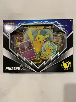 Pokemon TCG Pikachu V Box -2 Evolving Skies, 1 Brilliant Stars, 1 Fusion Strike. 820650851179 - Image 1