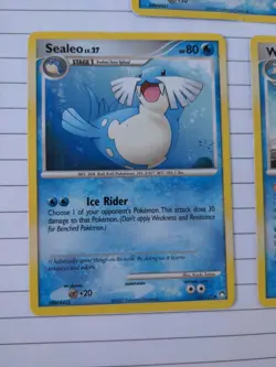 Spheal, Sealeo, Walrein, Diamond & Pearl Mysterious Treasures Pokemon TCG Set - Image 3