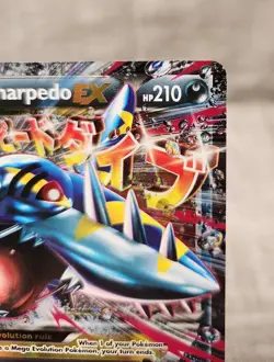 Pokemon TCG- M Sharpedo EX XY200 XY Holo Promo Nice ! - Image 4