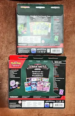 Pokemon TCG Sealed Bundle - Gardevoir ex League + Meowscarada ex Battle Decks - Image 2
