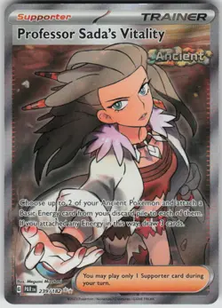 Pokemon Professor Sada's Vitality - Ultra Rare SV04: Paradox Rift 239/182 NM - Image 1