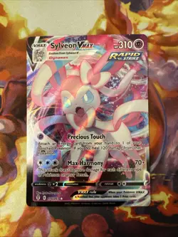 Pokemon TCG Sylveon Vmax Sword & Shield: Evolving Skies 075/203 Holo Ultra Rare - Image 1