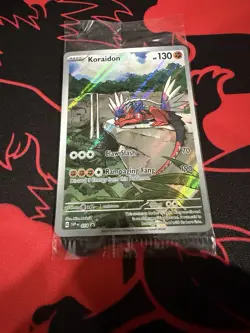 💥 SEALED Pokemon Koraidon SVP 014 Scarlet & Violet ETB Holo Black Star Promo - Image 1