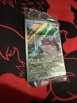💥 SEALED Pokemon Koraidon SVP 014 Scarlet & Violet ETB Holo Black Star Promo - Image 2