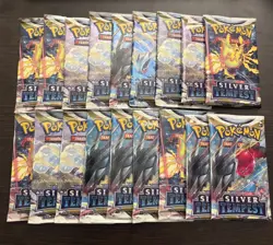Pokemon TCG Silver Tempest Booster Pack- Lot of 18 - Image 1