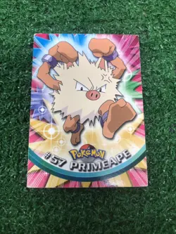 Primeape #57 Non-Foil Topps Blue Logo Pokemon TV Animation Edition - Image 1