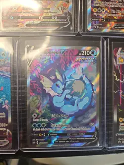 Pokemon TCG Vaporeon M Vaporeon V Jolteon Vmax Jolteon V Premium Collection NM - Image 4