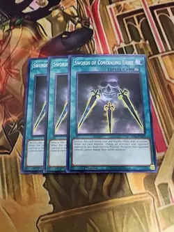 3X Swords of Concealing Light (SDSA-EN032) - Common - 1st Edition NM Yugioh - Image 1