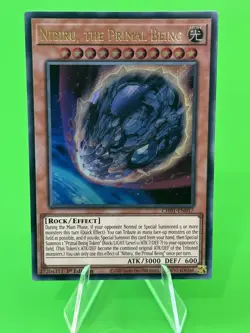 Yu-Gi-Oh 3X Nibiru, The Primal Being Ultra Rare CH01-EN017 NM!!! - Image 1