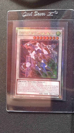 Yugioh CRYSTAL WING SYNCHRO DRAGON Quarter Century Rare RA02-EN029 - Image 1