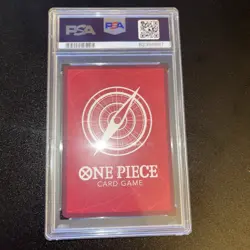 One Piece Monkey D Luffy Op01-003 Alternate Art Leader Errata Psa 10 - Image 3