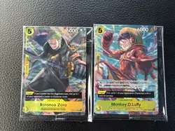 One Piece Illustration Box Vol 3 - Monkey.D.Luffy OP07-109 &Roronoa OP07-113 - Image 1