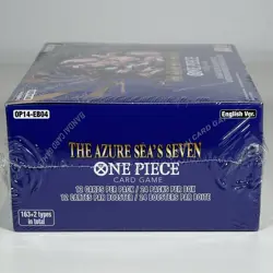 One Piece OP14 EB04 The Azure Sea's Seven Booster Box English - Sealed Box ✅ - Image 3