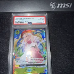 PSA 10 GEM MINT One Piece TCG EB02 Vegapunk Alternate Art EB02-056 - Image 1