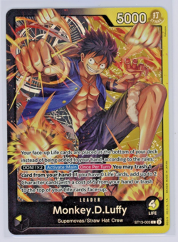 One Piece ST13-003 L Monkey.D.Luffy - English -The Three Brothers Near Mint - Image 1