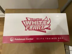 Pokemon TCG S&V White Flare POKEMON CENTER Elite Trainer Box ETB NEW/Sealed - Image 3