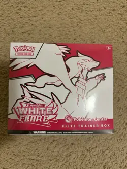 Pokemon Center Exclusive White Flare ETB Elite Trainer Box TCG New Sealed - Image 1